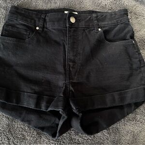 H&M Black Jean Shorts for Women